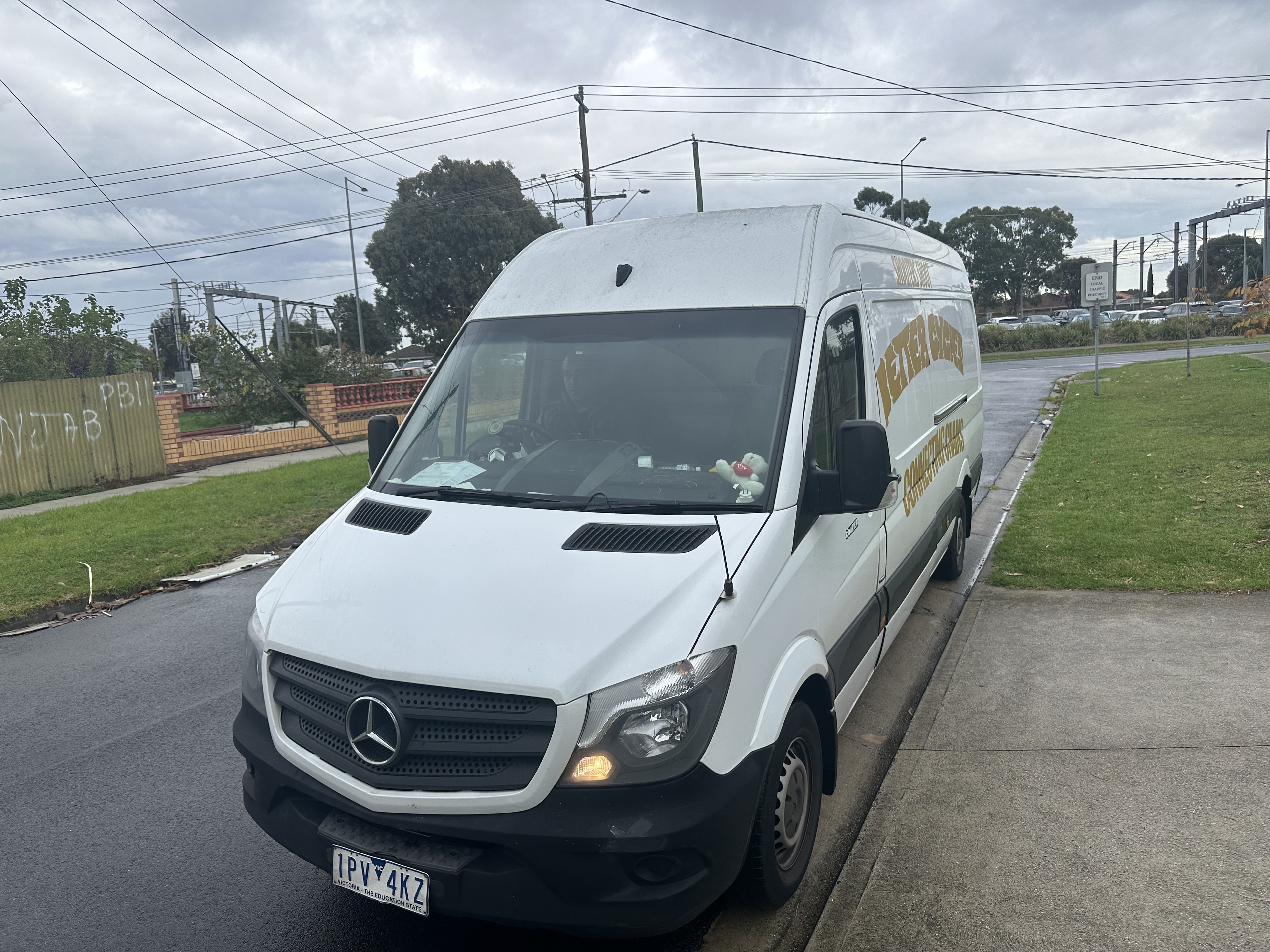 Mr Abas helping with community logistics