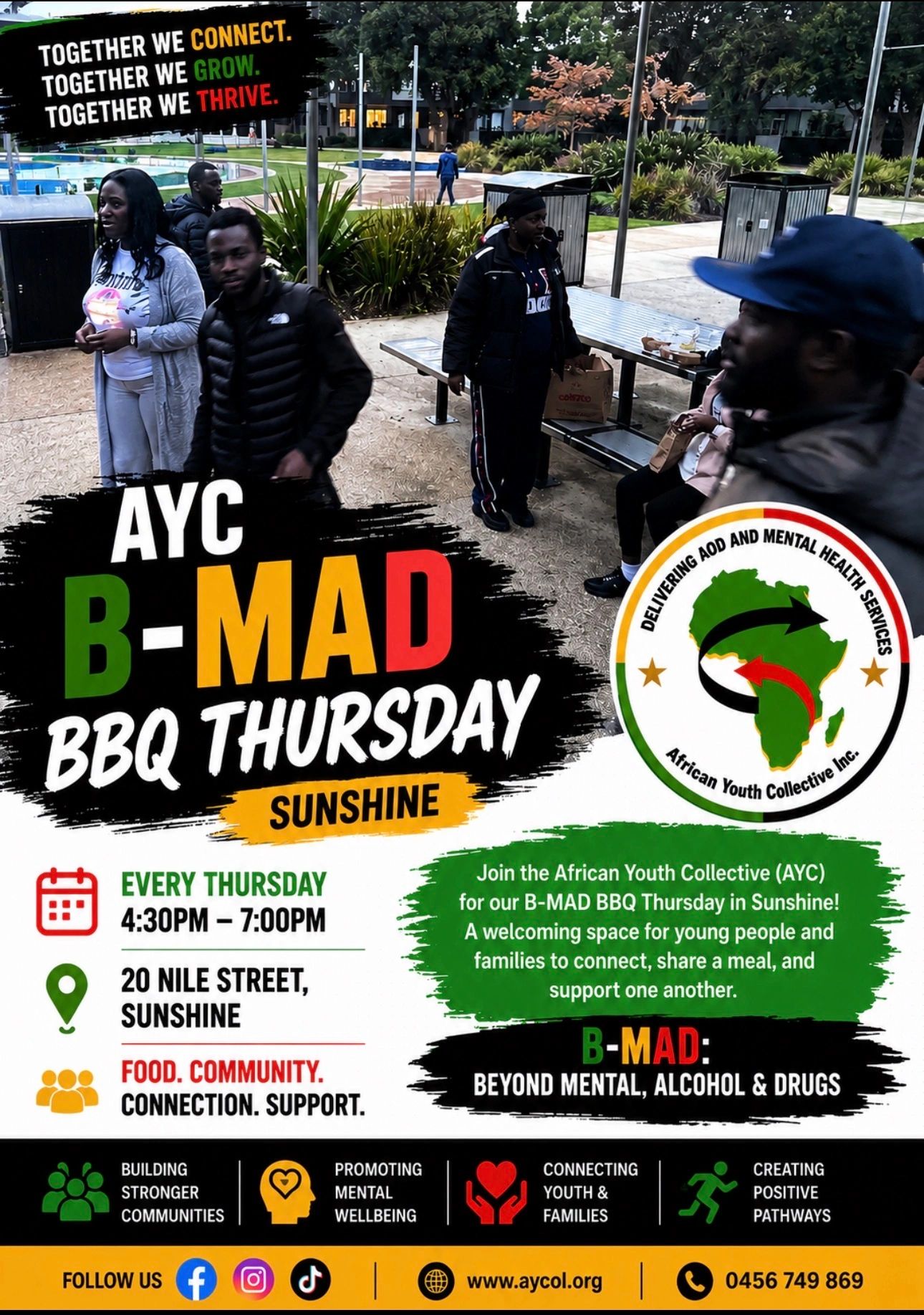 BBQ Thursday Sunshine community poster