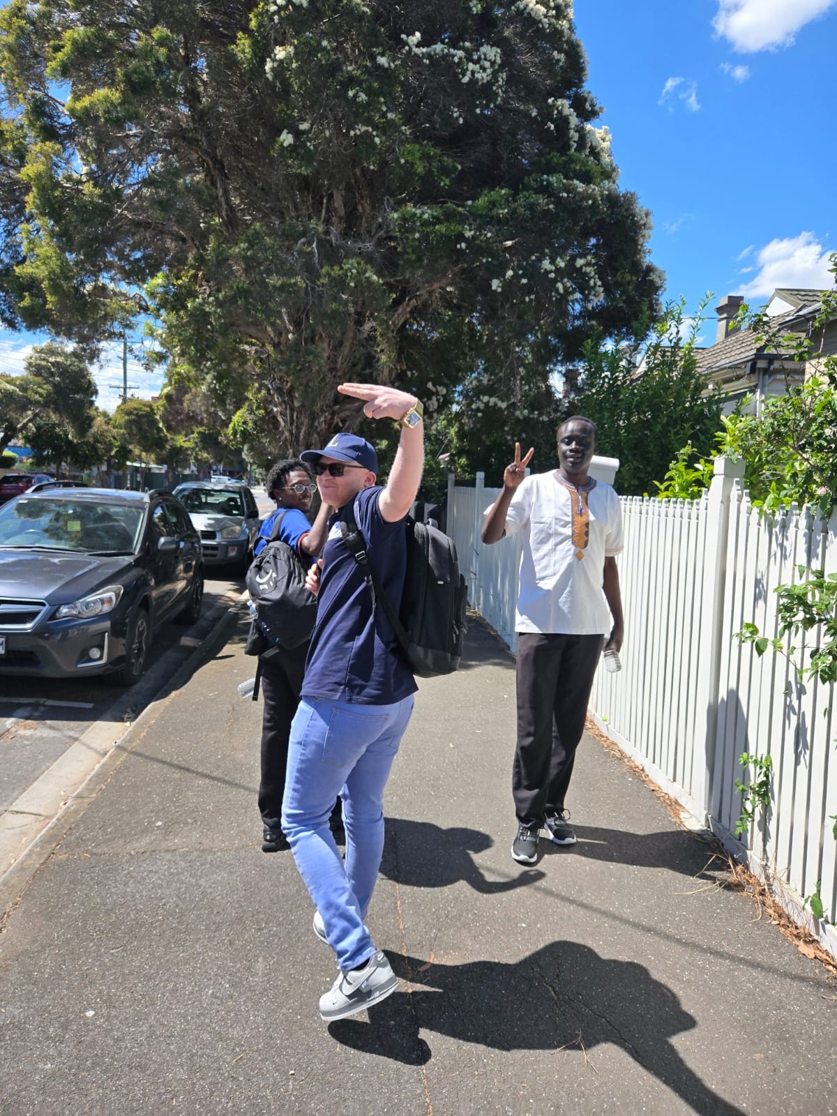 African Youth Collective community mental health walk
