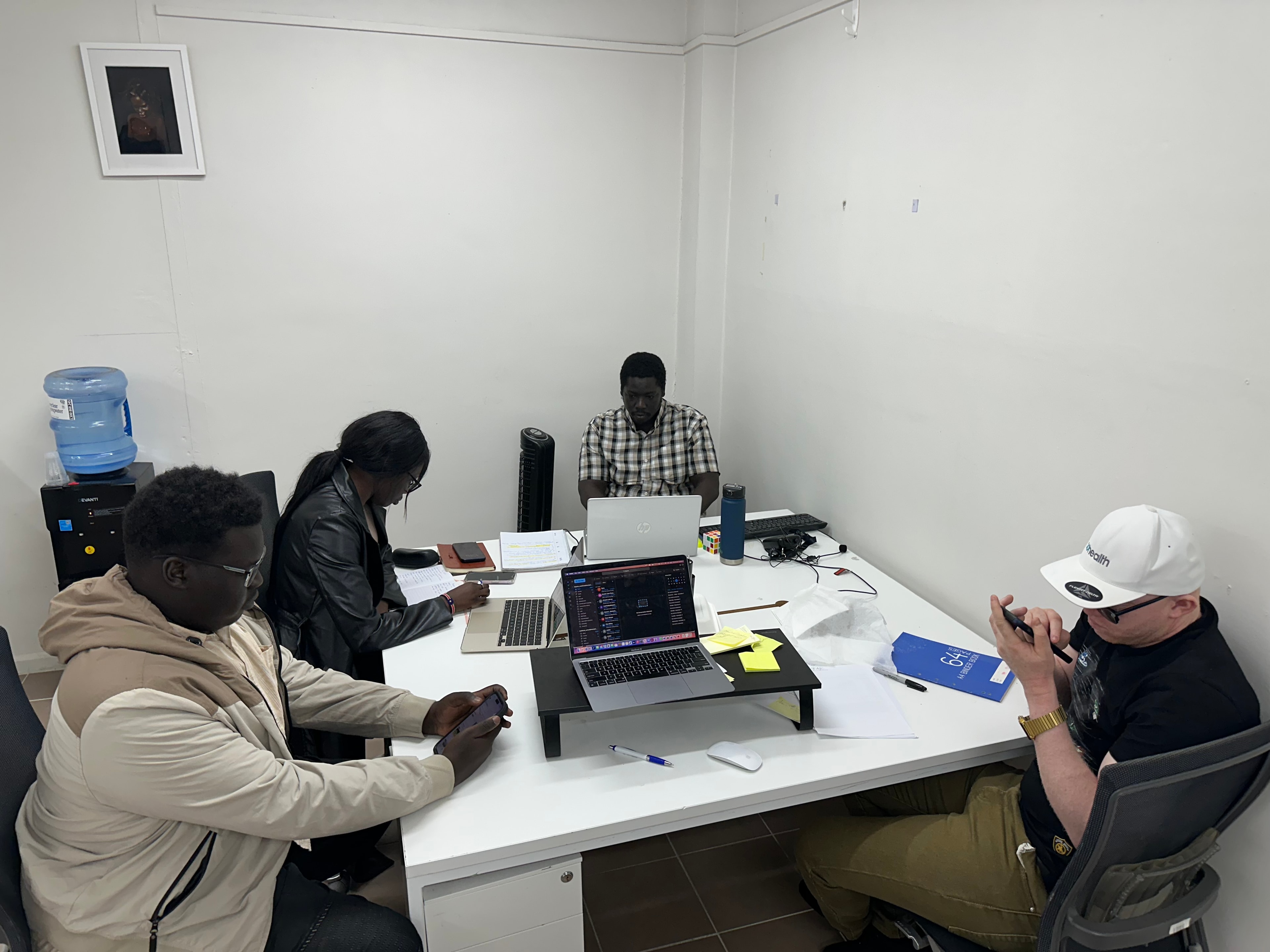 AYC volunteers and community members together